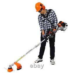 5 in 1 Trimming Tool 56CC 2-Cycle Garden System with Gas Pole Saw Hedge Trimmer