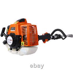 63CC 2-Cycle Garden Tool System with Gas Pole Saw Hedge Grass Trimmer Brush Cutter