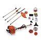 63cc 2-cycle Yard Tool System With Gas Pole Saw Hedge Grass Trimmer Brush Cutter