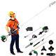 9 In 1 Multi-functional Trimming Tool 38cc 4-stroke With Pole Saw String Trimmer