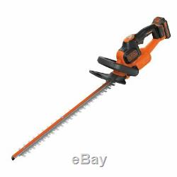 BLACK+DECKER 18V Cordless 45 cm Hedge Trimmer with 2.0Ah Lithium Ion Battery