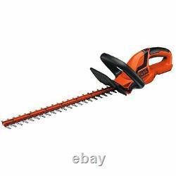 BLACK+DECKER 20V MAX Cordless Hedge Trimmer, 22-Inch, Tool Tool Only with Gloves