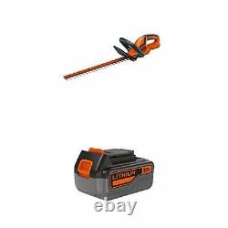 BLACK+DECKER 20V MAX Cordless Hedge Trimmer with Tool Only with 3.0 AH Battery