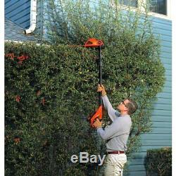 BLACK+DECKER 20V MAX Cordless Lithium Pole Hedge Trimmer Tool without Battery