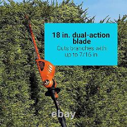 BLACK+DECKER 20V MAX POWERCONNECT 18 in. Cordless Pole Hedge Trimmer, Tool Only