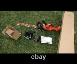 BLACK+DECKER 36V MAX Cordless Hedge Trimmer, 24, Tool Only (LHT2436B) NEW