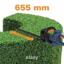 BLUE RIDGE 600W Electric Hedge Cutter/Trimmer BR8202 655mm Blade Length, 16mm