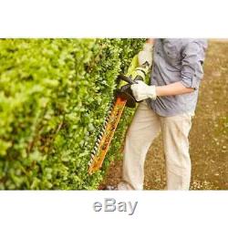 Cordless Hedge Trimmer 22in 18V Lithium Ion Dual Action Blade Ryobi Bare Tool