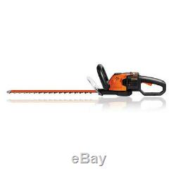 Cordless Hedge Trimmer Lithium Ion 24 56V Battery Tool Max Dual Action Blades