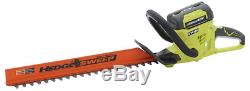 Cordless Hedge Trimmer Outdoor Lawn Care Dual Action Power Tool 40 V Lithium-Ion