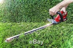 Cordless Hedge Trimmer With 46 cm Cutting Length Red Einhell Garden Power Tools