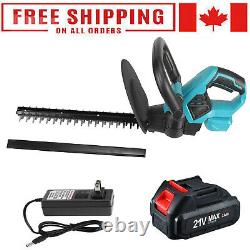 Cordless Hedge Trimmer With Sharp Blade 1500mah Rechargeable Battery Garden Tool
