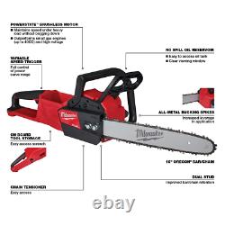Cordless Lithium Ion Blower Brushless Chainsaw Hedge Trimmer Combo Kit 3 Tool