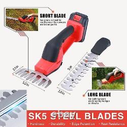Cordless hedge trimmer/Grass Shear & Handheld Leaf Blower Combo Kit with2 Battery