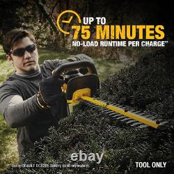 DEWALT 20V MAX Cordless Battery Powered Hedge Trimmer Shearing Cutter(Tool Only)