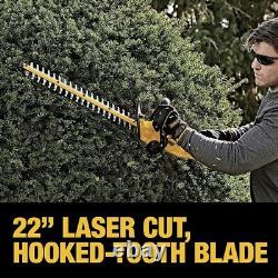 DEWALT 20V MAX Cordless Hedge Trimmer, 22 Inches, Tool Only (DCHT820B), Battery