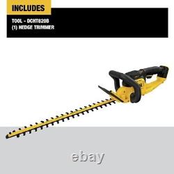 DEWALT DCHT820B 20V MAX Cordless Hedge Trimmer, 22 Inches, Tool Only SALE OFF