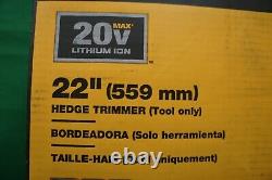 DEWALT DCHT820B 20V Max Hedge Trimmer New Open Box Tool Only