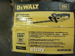 DEWALT DCHT820B 22 in. 20V MAX Lithium-Ion Cordless Hedge Trimmer (Tool Only)