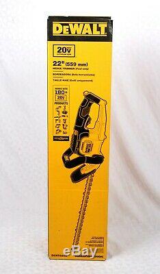 DEWALT DCHT820B 22in. 20V MAX Lithium-Ion Cordless Hedge Trimmer (Tool Only)