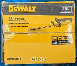 DeWALT DCHT820B 20V MAX Lithium Ion 22 Hedge Trimmer Tool-Only NEW