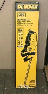 DeWalt DCHT820B 22 in. 20V MAX Lithium-Ion Cordless Hedge Trimmer (Tool Only)