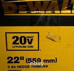 Dewalt 22 20 Volt Max Hedge Trimmer Tool Only (HL5)