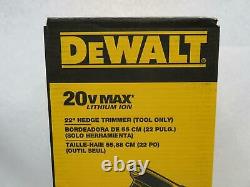 Dewalt DCHT820B 22 Hedge Trimmer (Tool Only)