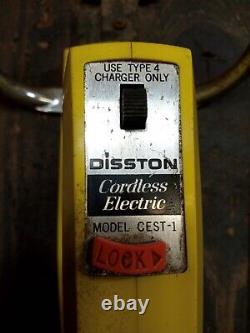 Disston Cordless Electric Hedge Trimmer Untested Vintage Tool CEST-1 Part Repair