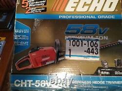 Echo Hedge Trimmer Electric Cordless 58 V Bare Tool ONLY