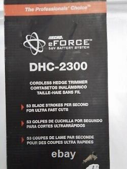 Echo eForce DHC-2300 Battery Hedgetrimmer 22 Blade TOOL ONLY