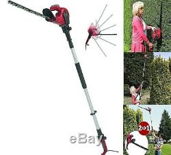 Eckman Hedge Trimmer 2-in-1 Long-Reach & Short-Reach Garden Power Tool