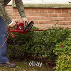 Electric Hedge Trimmer 120V 4Amp Motor 22in Steel Cutter Blade Garden Power Tool