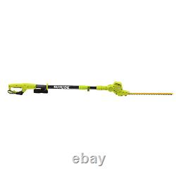 Electric Pole Hedge Trimmer Telescoping Lawn Bushes Shrub Cutter Garden Tool 18