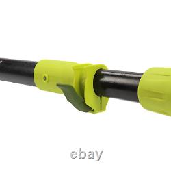 Electric Pole Hedge Trimmer Telescoping Lawn Bushes Shrub Cutter Garden Tool 18