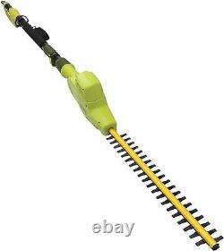Electric Pole Hedge Trimmer Telescoping Tall Bush Cutter Landscape Tool 21 Inch
