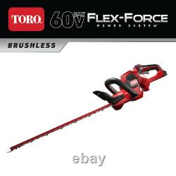Flex-Force 24 In. 60V Max Lithium-Ion Cordless Outdoor Hedge Trimmer (Bare-Tool)