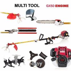 GX50 Rice harvest 8 in 1 power tools 4-stroke brush cutter chain saw cultivator