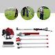 Gas Hedge Trimmer Brush Cutter Pole Saw 4in1 51.7cc 2-stroke Garden Tool System