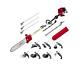 Giantz 4-stroke Pole Chainsaw Hedge Trimmer Brush Cutter Whipper Multi Tool Saw
