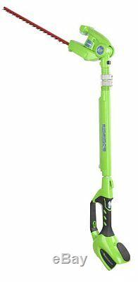 GreenWorks 22342 G-MAX 40V Li-Ion 20-Inch Pole Hedge Trimmer Tool Only, New
