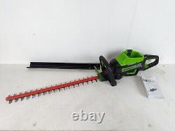 GreenWorks HT60L211 60v Pro 26 Cordless Brushless Hedge Trimmer, Bare Tool