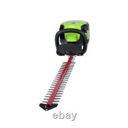 Greenworks 2200702 80V Li-Ion 24 in. Cordless Hedge Trimmer (Tool Only) New