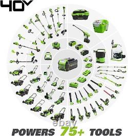 Greenworks 40V 24 Cordless Hedge Trimmer, 2.0Ah Battery and Charger Included