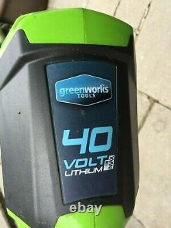 Greenworks 40V Li ion Multi Tool Strimmer Hedge Trimmer Pole Saw Charger Battery