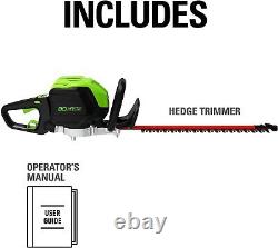 Greenworks PRO 80V 26 inch Cordless Hedge Trimmer, Tool Only, GHT80320
