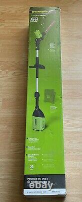 Greenworks Pro 60V 20 Pole Hedge Trimmer Tool Only