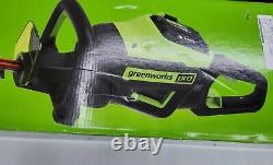 Greenworks Pro 60V 26 Brushless Hedge Trimmer (Tool Only) New