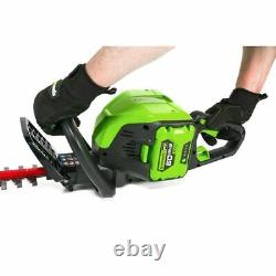 Greenworks Pro 60-Volt 24-in Dual Cordless Hedge Trimmer (Bare Tool Only)