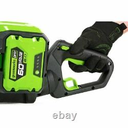 Greenworks Pro 60-Volt 24-in Dual Cordless Hedge Trimmer (Bare Tool Only)